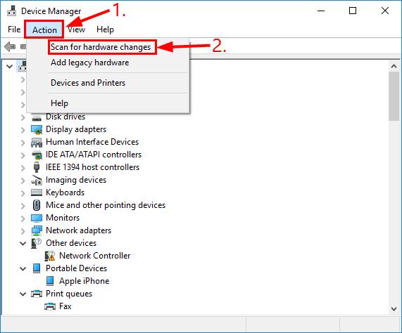 enable wifi miniport windows 10